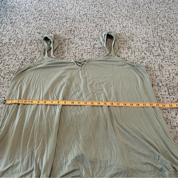 Torrid Super Soft Knits Green Tank Top Size 3X - Picture 6 of 8
